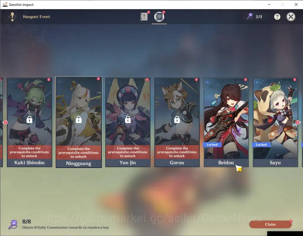 Genshin Impact Accounts ASIA|AR 50|3 Limited + 3 (*5Standard)|Mavuika,Colu image 20