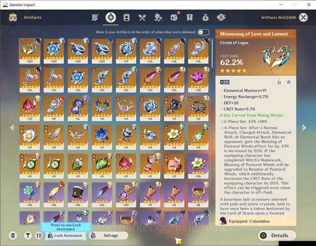 Genshin Impact Accounts ASIA|AR 50|3 Limited + 3 (*5Standard)|Mavuika,Colu image 4