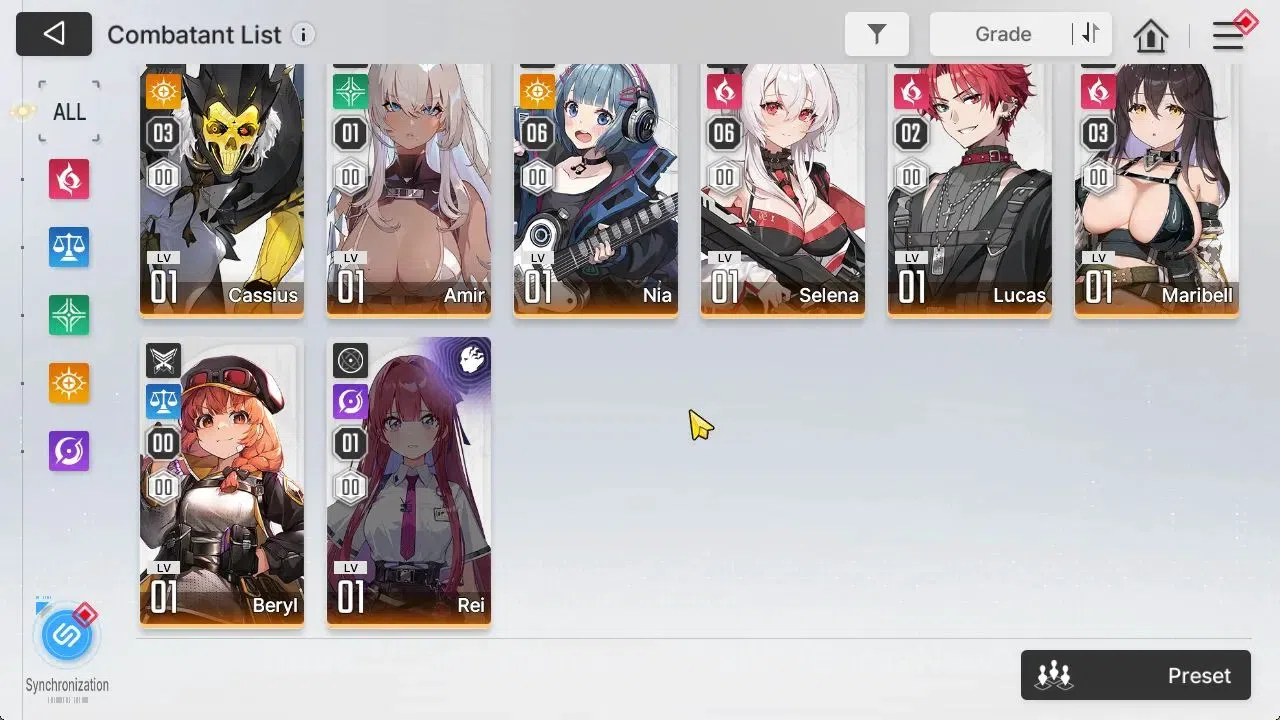 Chaos Zero Nightmare Accounts GLOBAL Lv53|8 SSR[Heidemarie,Diana,Nine,Cizuru,Ver image 5