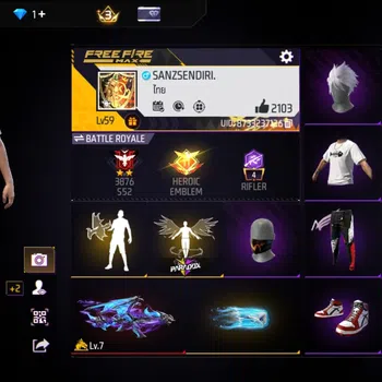 Free Fire Accounts AKUN FF MURAH - EVO GUN MAX 1 - CELANA GENJI -  VAULT BANYAK - AKUN DANA PELAJAR