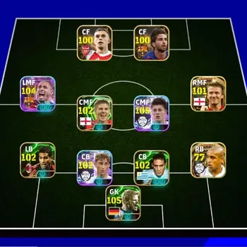 eFootball Accounts Legends & Iconic Players Mobile |PW 3102|BIGT Beckham Carlos|Epic OliverKhan Caceres Massaro|Shwt Arda