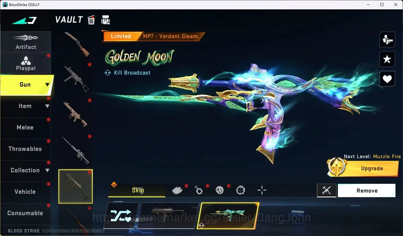 Blood Strike Accounts ASIA|5 Collab Gun [7DS&TR]|1 Eternal Gun |2 Limite image 12