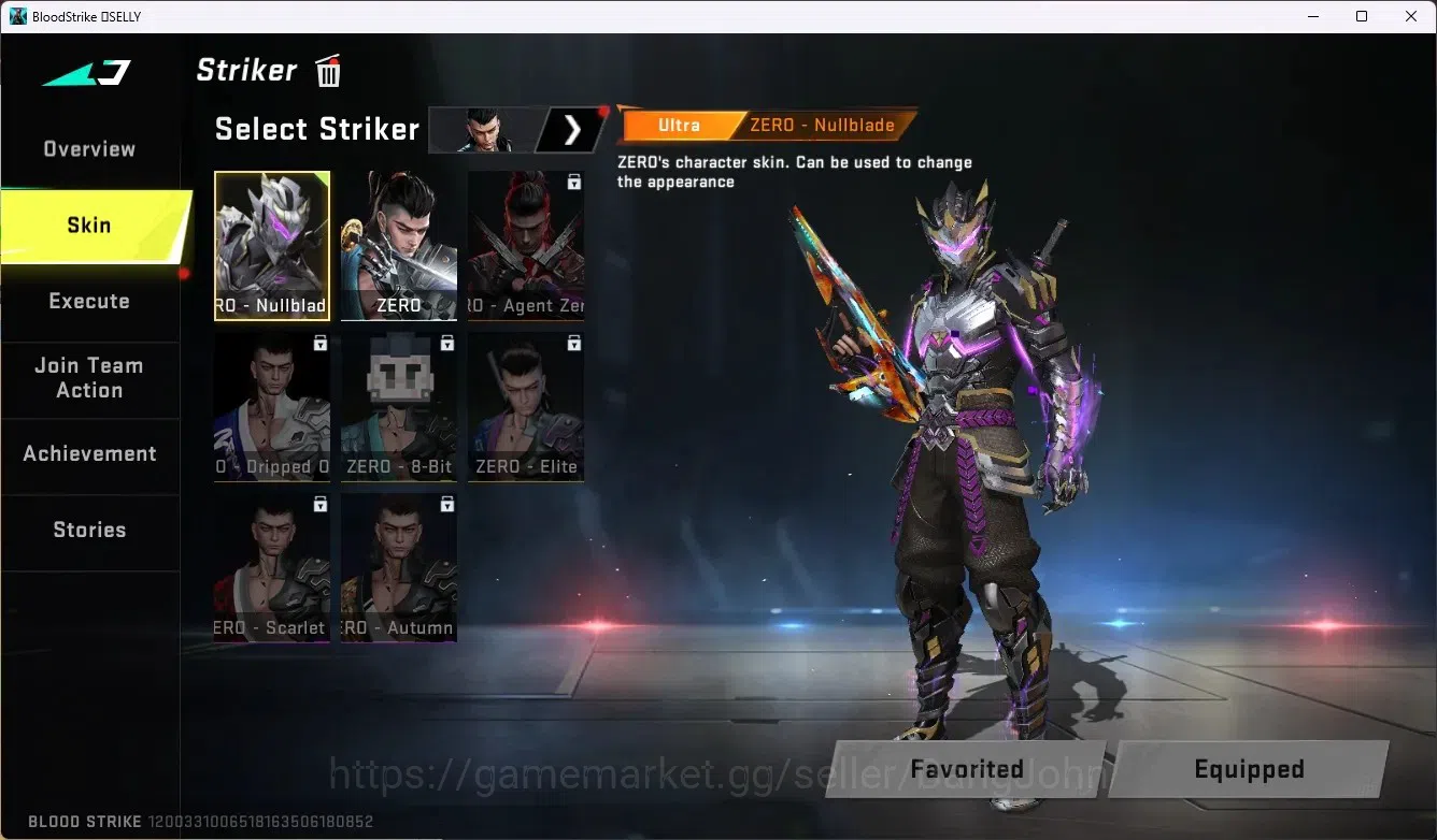 Blood Strike Accounts ASIA|5 Collab Gun [7DS&TR]|1 Eternal Gun |2 Limite image 16