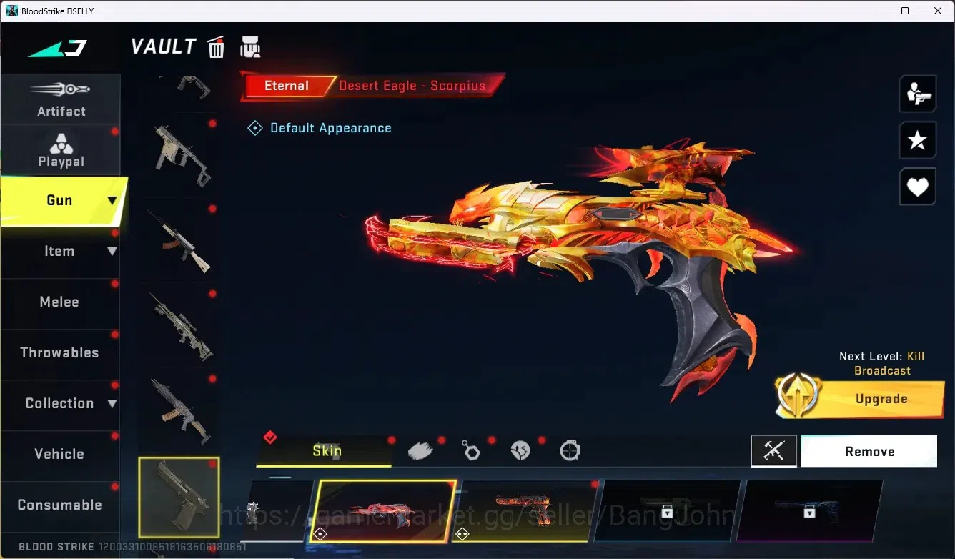 Blood Strike Accounts ASIA|5 Collab Gun [7DS&TR]|1 Eternal Gun |2 Limite image 4