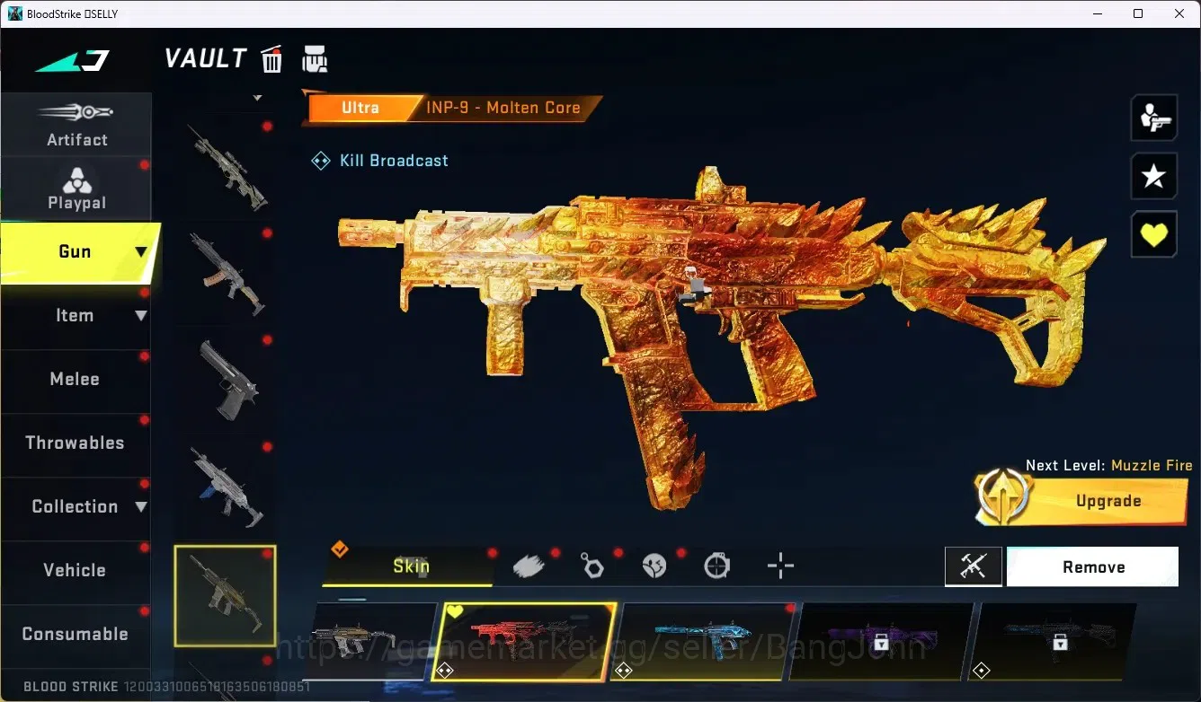 Blood Strike Accounts ASIA|5 Collab Gun [7DS&TR]|1 Eternal Gun |2 Limite image 5