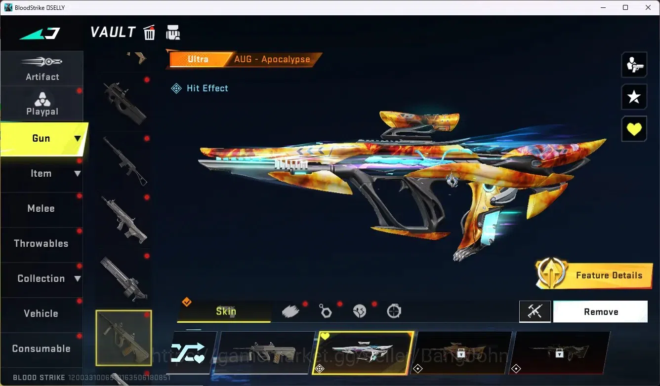 Blood Strike Accounts ASIA|5 Collab Gun [7DS&TR]|1 Eternal Gun |2 Limite image 7