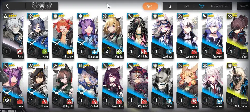 Arknights Accounts Lv 22 | 64 Operator+1 Outfits | 1 Limited | [Silve image 4
