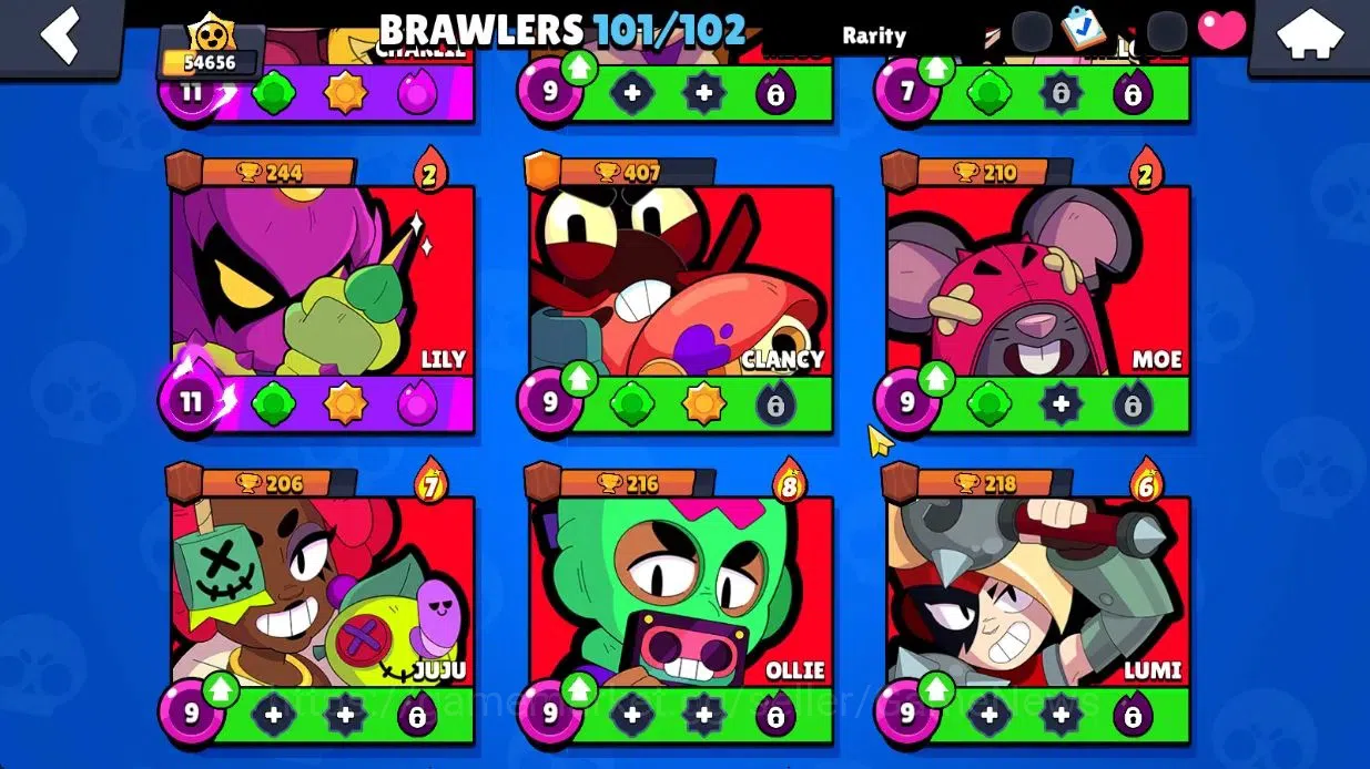 Brawl Stars Accounts Lvl 158 54K Trophy|82K Bling 831 Gem|101 Brawlers  image 10