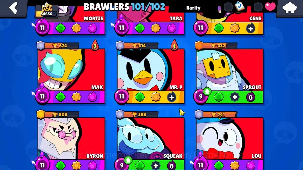 Brawl Stars Accounts Lvl 158 54K Trophy|82K Bling 831 Gem|101 Brawlers  image 13