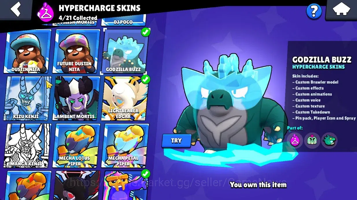 Brawl Stars Accounts Lvl 158 54K Trophy|82K Bling 831 Gem|101 Brawlers  image 15