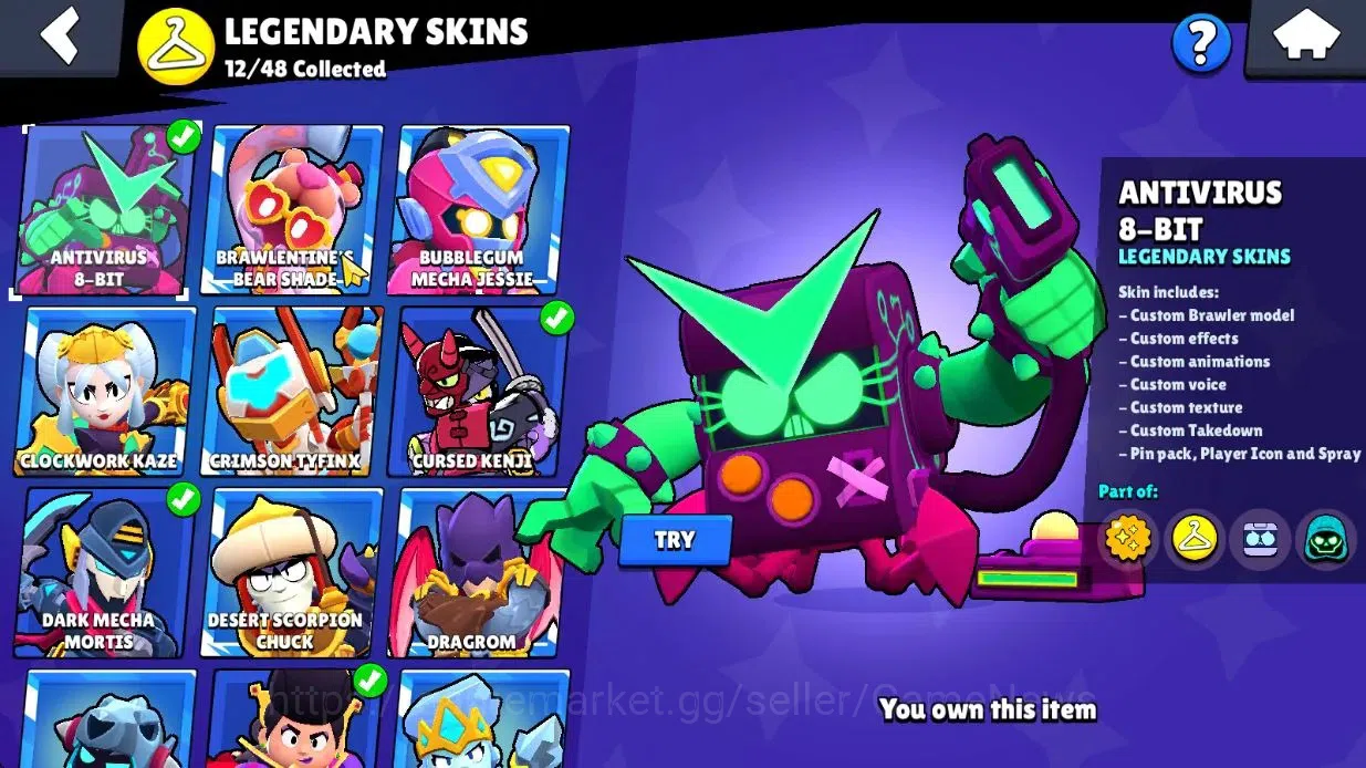 Brawl Stars Accounts Lvl 158 54K Trophy|82K Bling 831 Gem|101 Brawlers  image 17
