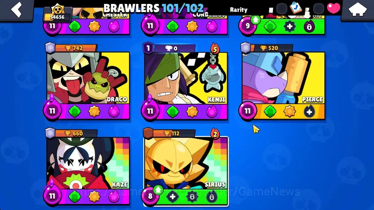 Brawl Stars Accounts Lvl 158 54K Trophy|82K Bling 831 Gem|101 Brawlers  image 6