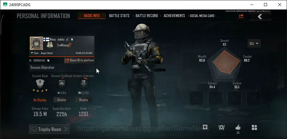 Arena Breakout Accounts [MOBILE] Lv30|SV 19M|CV 5M|Machete Battle|AUG Symp image 2