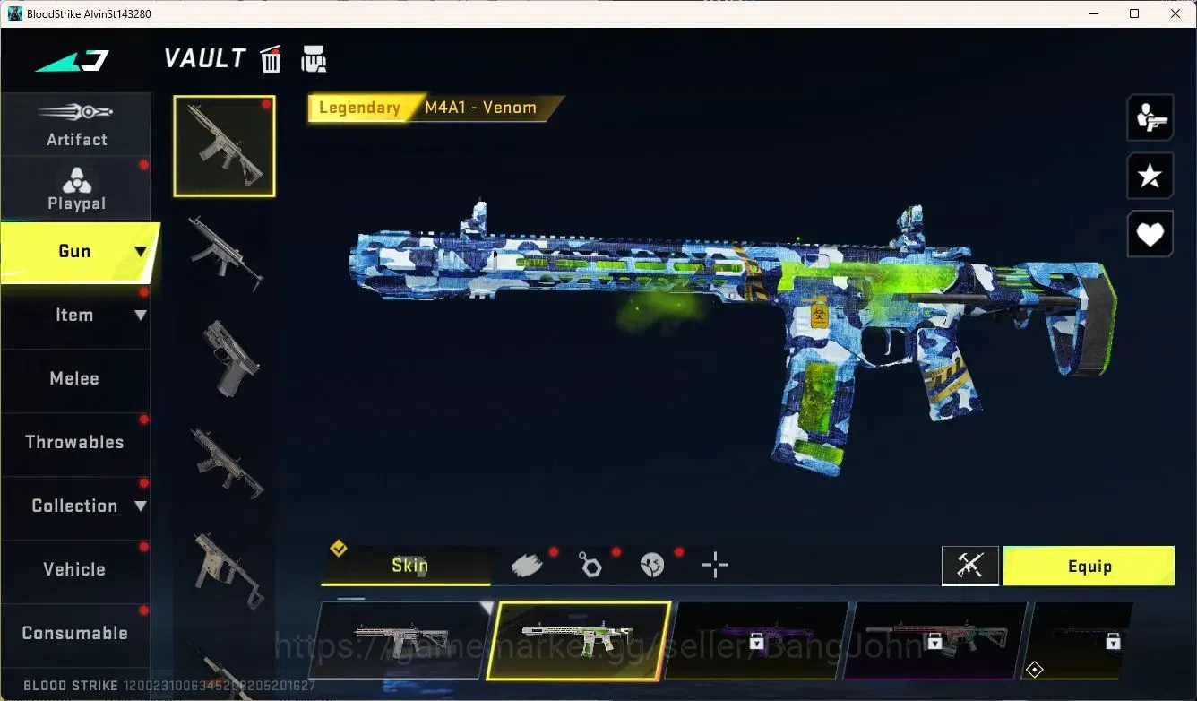 Blood Strike Accounts ASIA | ULTRA M700 | 4 BLEACH | 3 LEGENDARY GUN | 8 image 3