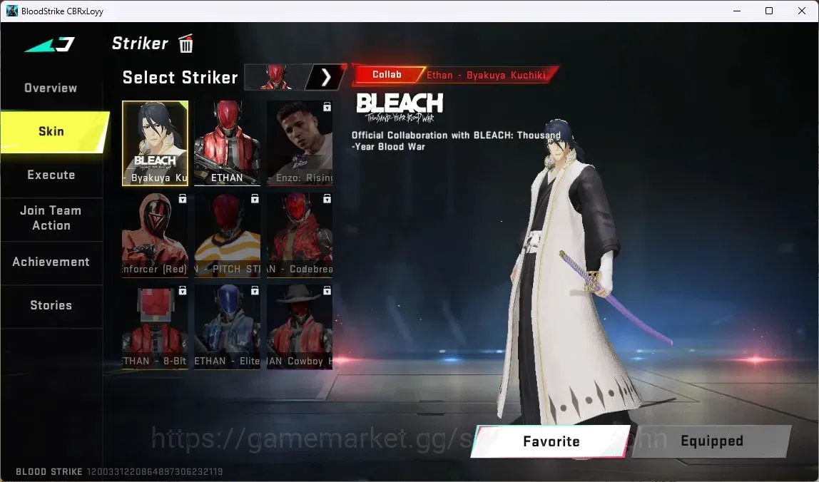 Blood Strike Accounts ASIA | BLEACH: Byakuya Kuchiki | ULTRA: ZERO Agent image 6