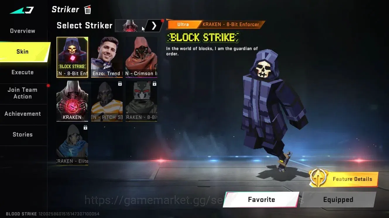 Blood Strike Accounts Collab Skin ASIA|Colab BLEACH[Byakuya]+OPM [Mumen Rider]+TR[Takemichi]|ULTRA MELEE Lightblade-Dark 11