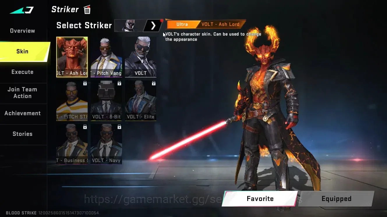 Blood Strike Accounts Collab Skin ASIA|Colab BLEACH[Byakuya]+OPM [Mumen Rider]+TR[Takemichi]|ULTRA MELEE Lightblade-Dark 17