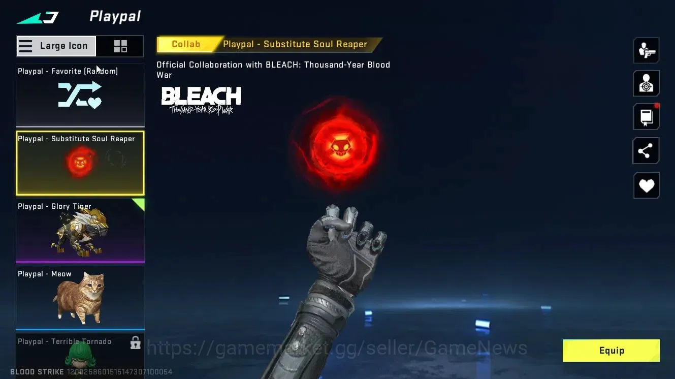 Blood Strike Accounts Collab Skin ASIA|Colab BLEACH[Byakuya]+OPM [Mumen Rider]+TR[Takemichi]|ULTRA MELEE Lightblade-Dark 20