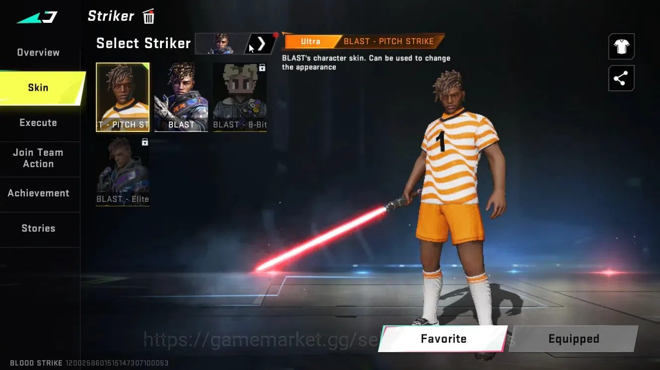 Blood Strike Accounts Collab Skin ASIA|Colab BLEACH[Byakuya]+OPM [Mumen Rider]+TR[Takemichi]|ULTRA MELEE Lightblade-Dark 5