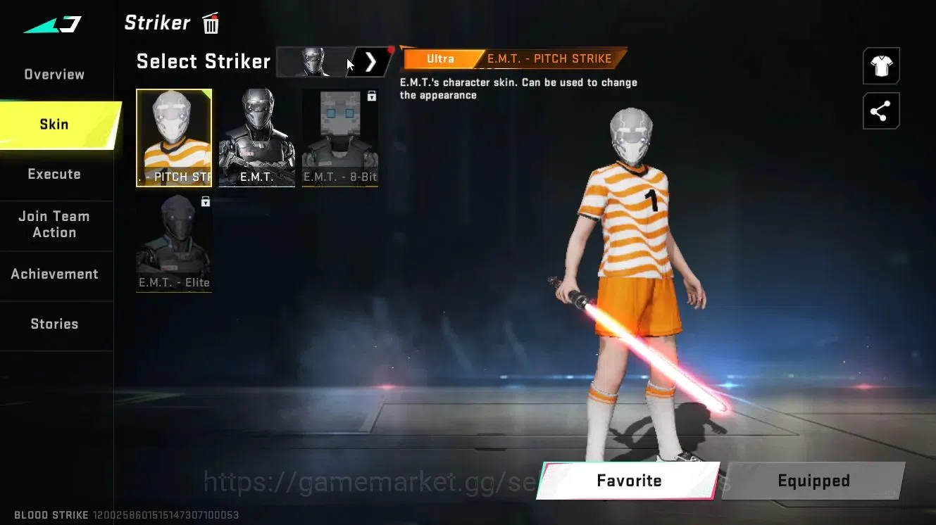 Blood Strike Accounts Collab Skin ASIA|Colab BLEACH[Byakuya]+OPM [Mumen Rider]+TR[Takemichi]|ULTRA MELEE Lightblade-Dark 6