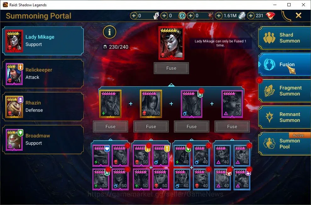 Raid: Shadow Legends Accounts Lv46 1,3M Power|1 Mythic(Siegfrund)|27 Legend(Ninj image 18