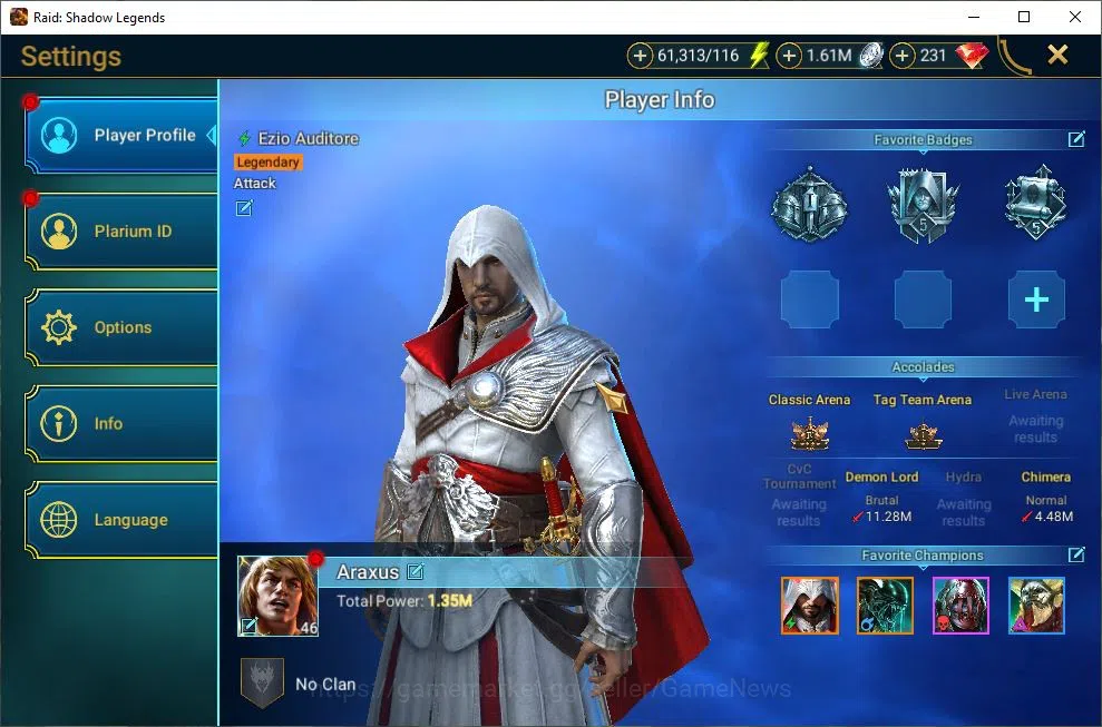 Raid: Shadow Legends Accounts Lv46 1,3M Power|1 Mythic(Siegfrund)|27 Legend(Ninj image 2