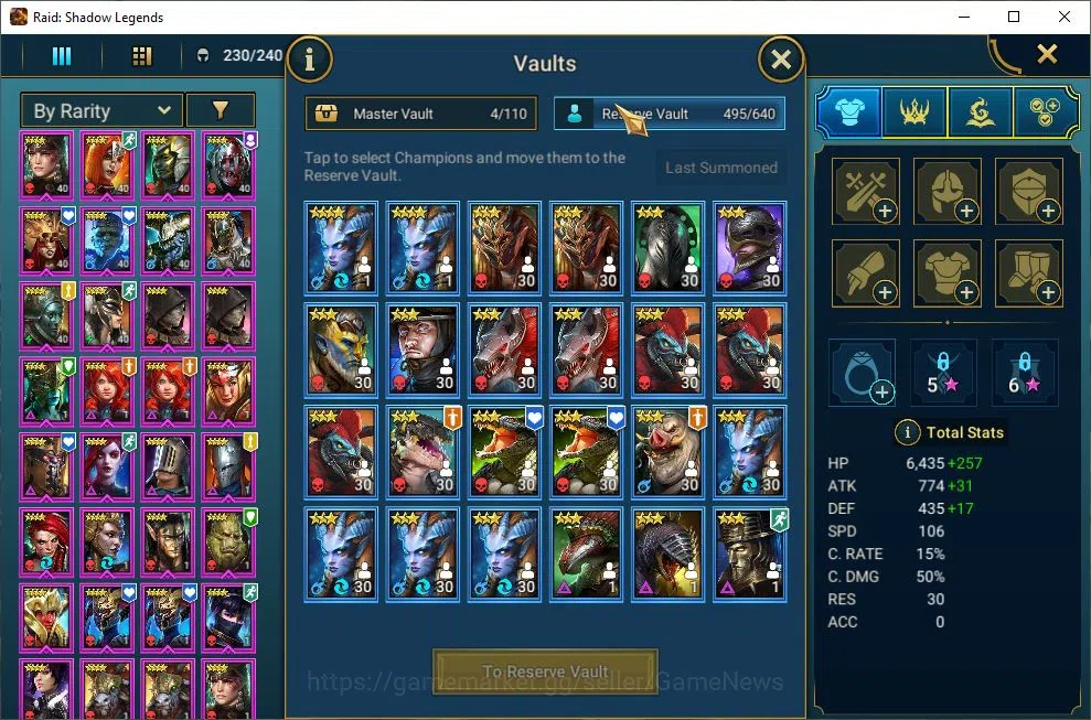 Raid: Shadow Legends Accounts Lv46 1,3M Power|1 Mythic(Siegfrund)|27 Legend(Ninj image 6