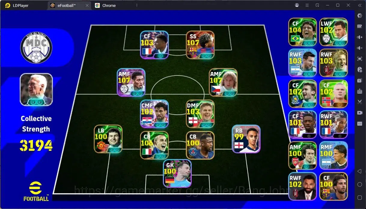 eFootball Accounts Legends & Iconic Players Mobile |PW 3194|Bigtime Yamal|Epic Nedved,Cannavaro,Bebeto,Gerrard,Shevchenko 1
