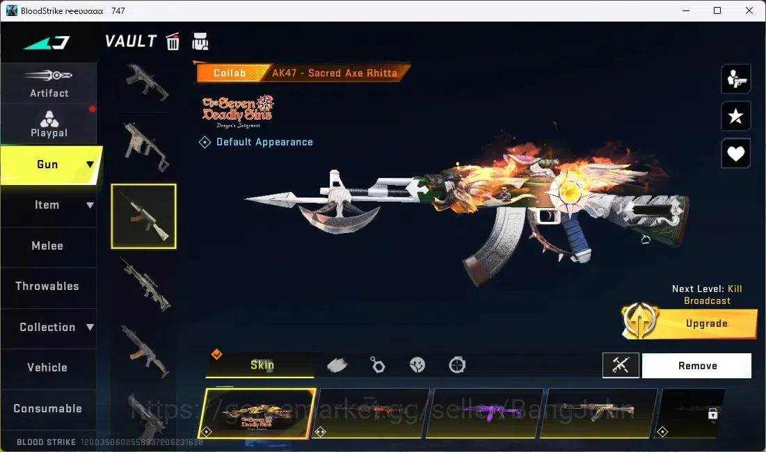 Blood Strike Accounts ASIA | 1 AOT: Dual Blade-Ultrahard Blade | COLLAB  image 10