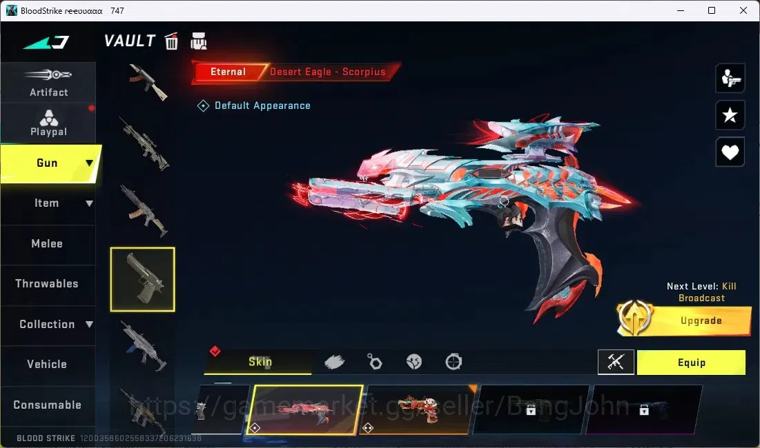 Blood Strike Accounts ASIA | 1 AOT: Dual Blade-Ultrahard Blade | COLLAB  image 13