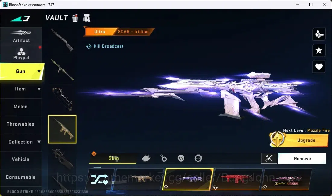 Blood Strike Accounts ASIA | 1 AOT: Dual Blade-Ultrahard Blade | COLLAB  image 16