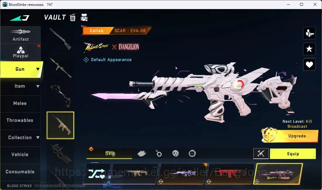 Blood Strike Accounts ASIA | 1 AOT: Dual Blade-Ultrahard Blade | COLLAB  image 18