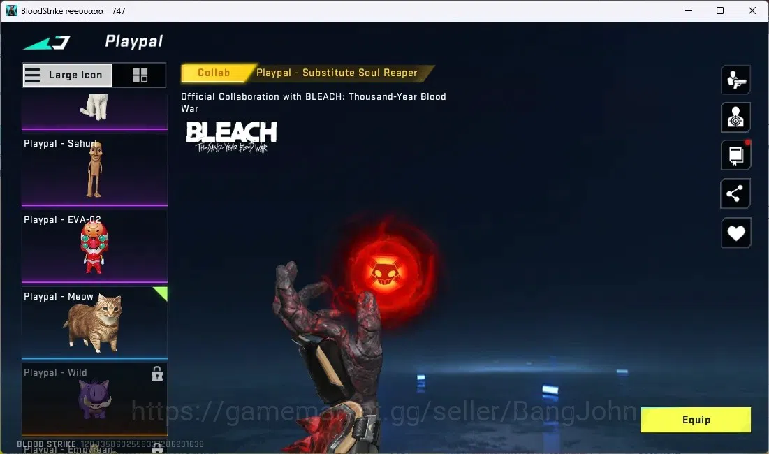 Blood Strike Accounts ASIA | 1 AOT: Dual Blade-Ultrahard Blade | COLLAB  image 3