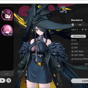 Neverness to Everness Accounts Global NA|Starter HL 10|TL 2|2 S-Class Limited| Blackbird |1 50/50 Selector|1 Glider