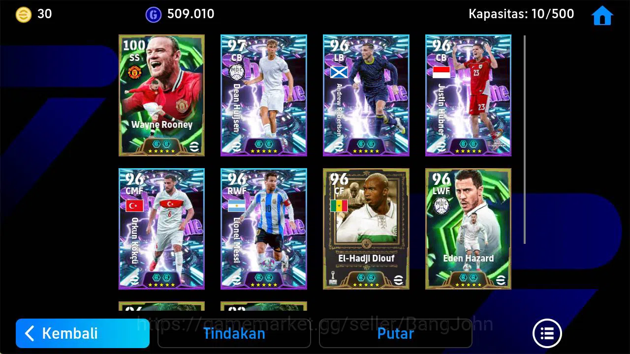 eFootball Accounts Power 3139, Wayne rooney epic, Juustin hubner show image 4