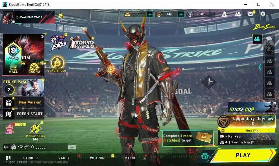 Blood Strike Accounts ASIA|Starter|ULTRA ETHAN-Raid Mask|Collab BLEACH B image 1