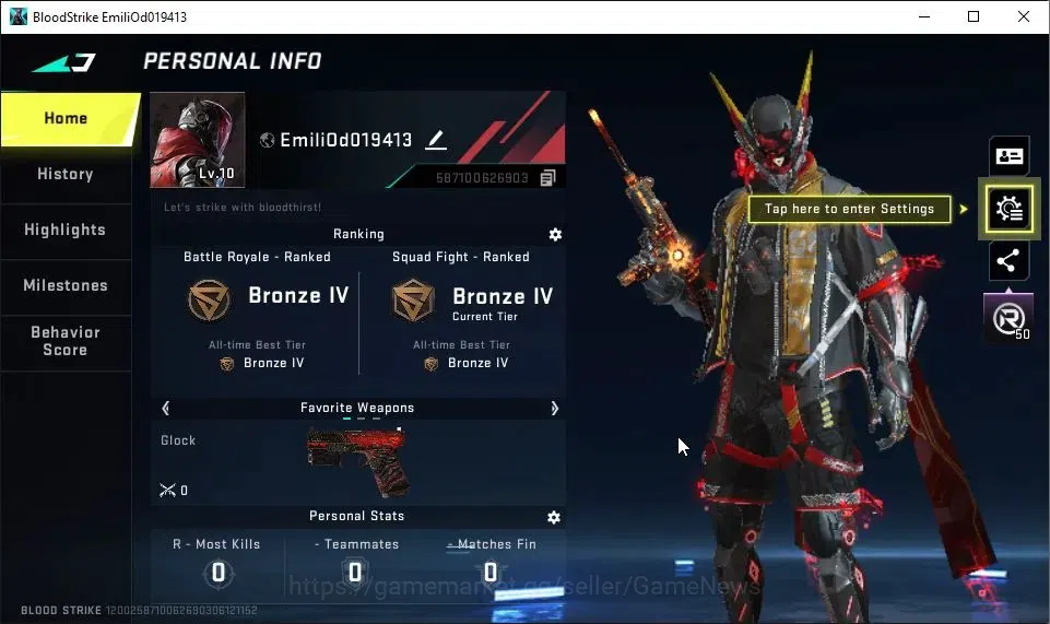 Blood Strike Accounts ASIA|Starter|ULTRA ETHAN-Raid Mask|Collab BLEACH B image 2