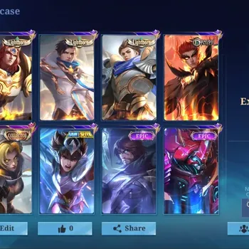 Mobile Legends: Bang Bang Accounts Others Global|156 Skin|Expert|Lightborn Tigreal Grenger Alucard,Valentine Fanny,VENOM