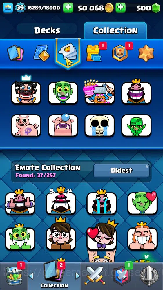 Clash Royale Accounts Lv 39|Trophy 7683|KTL 13|Limited Skin|Card 121|1 H image 16