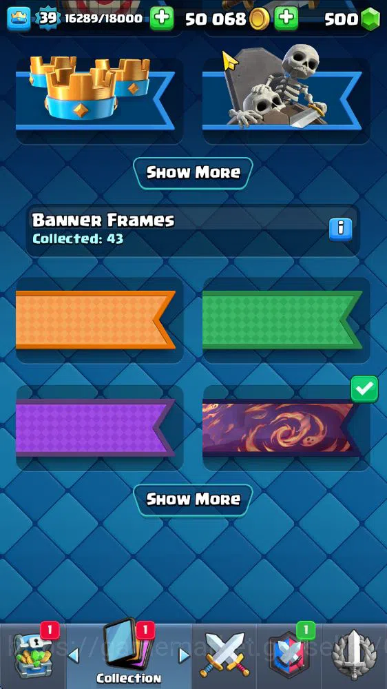Clash Royale Accounts Lv 39|Trophy 7683|KTL 13|Limited Skin|Card 121|1 H image 18