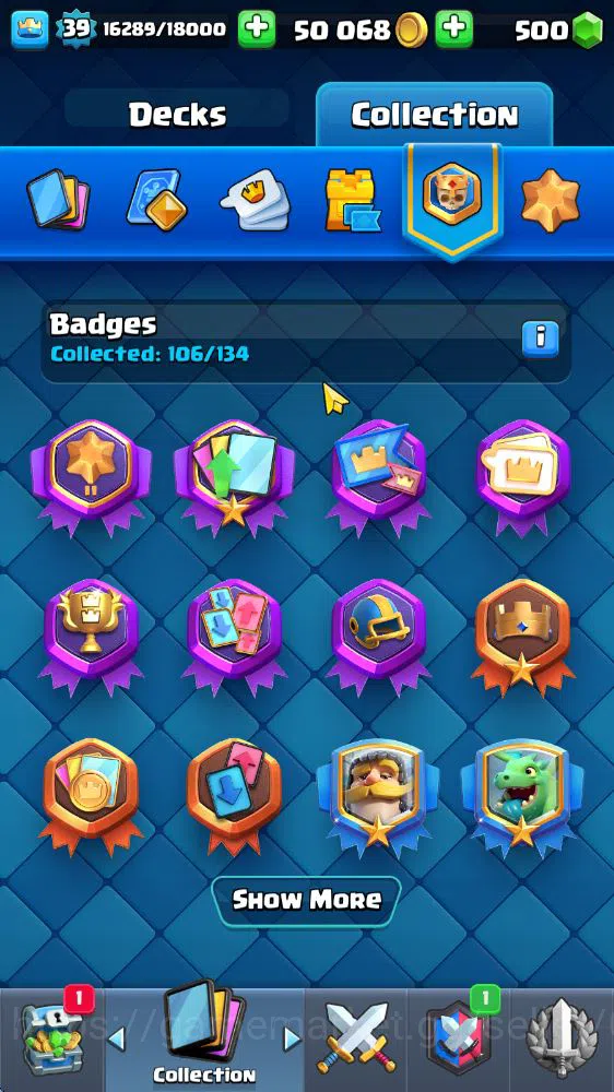 Clash Royale Accounts Lv 39|Trophy 7683|KTL 13|Limited Skin|Card 121|1 H image 19