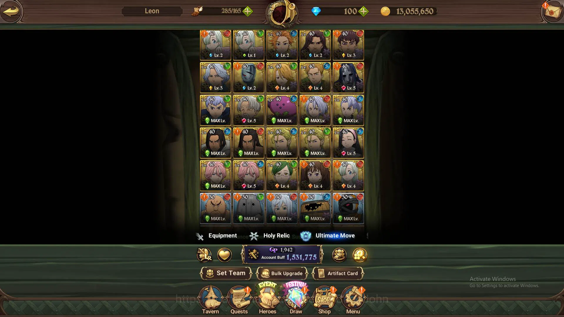 The Seven Deadly Sins: Grand Cross Accounts Others ASIA|1.5M CC|UR Salos,Souls Hel,Roxy,Freyja,Trandscend Ban,etc|check 11
