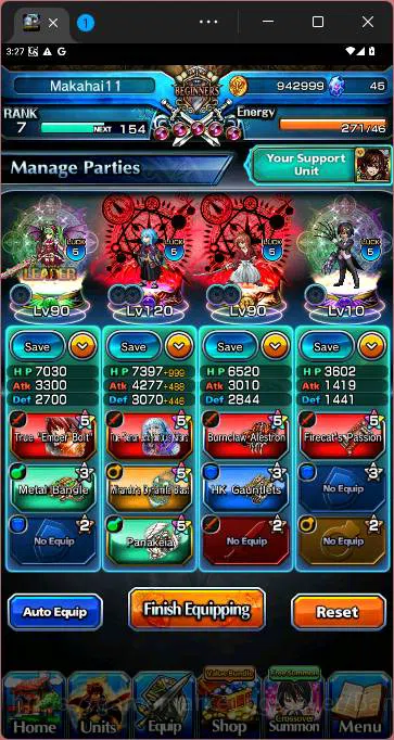 Grand Summoners Accounts Others GLOBAL|8 Ascend|DLS Rimuru,Diablo,Miyu,Berwick,AH Pola,Kenshin Himura,Elenore,etc|check 3
