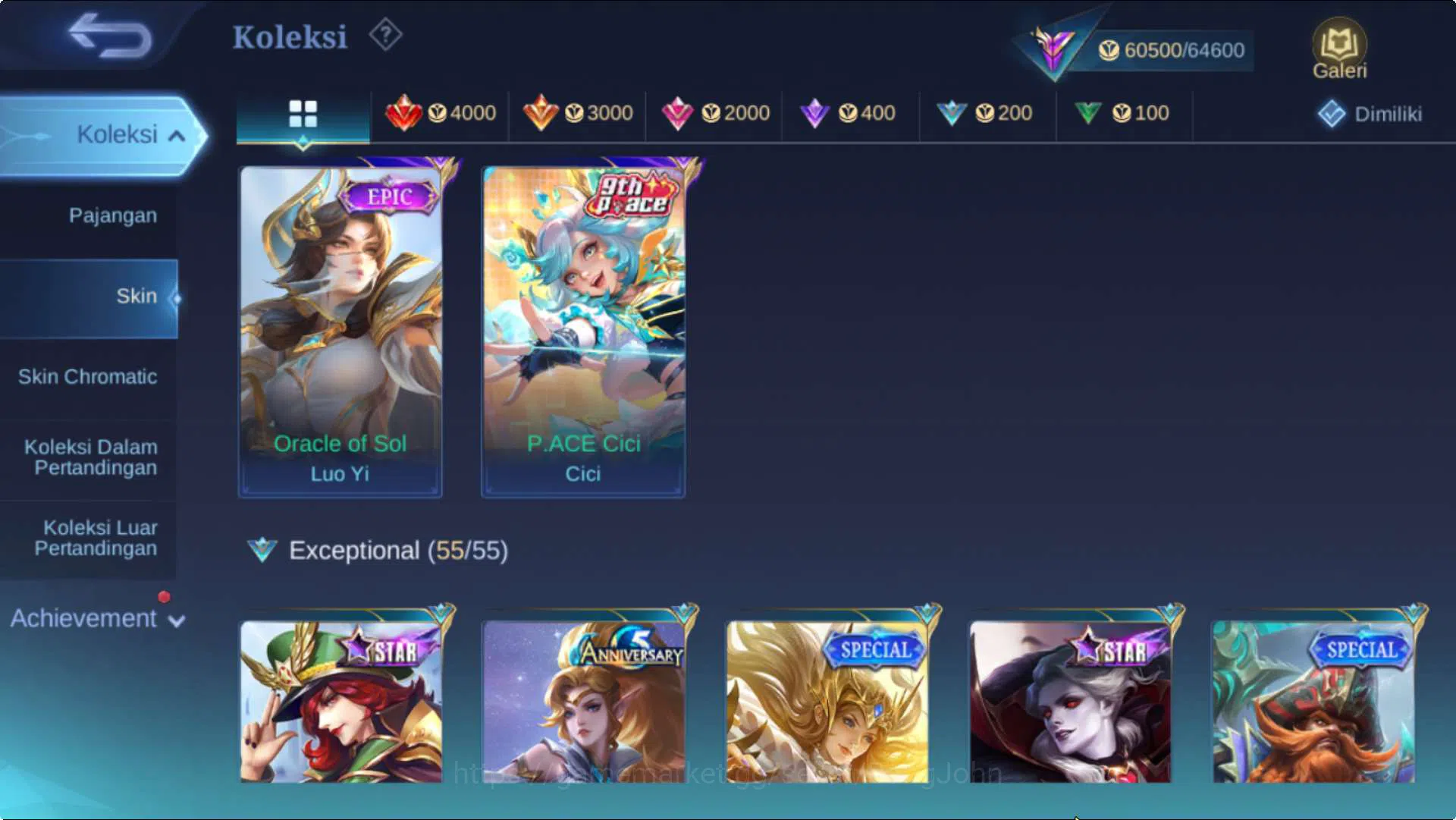 Mobile Legends: Bang Bang Accounts Hero 131 Skin 260 | KOF Karina, Mword Wanwan, Annu image 14