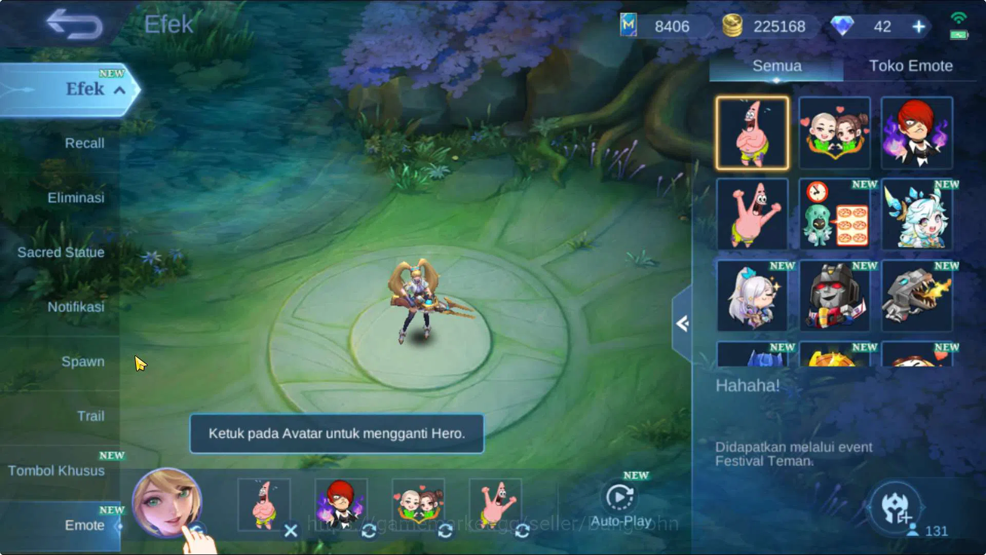 Mobile Legends: Bang Bang Accounts Hero 131 Skin 260 | KOF Karina, Mword Wanwan, Annu image 6