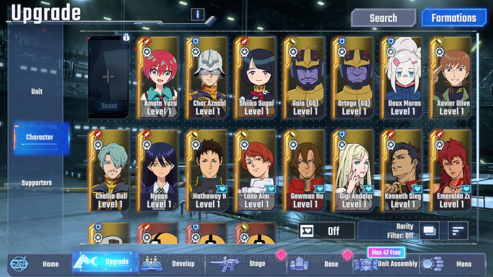 SD Gundam G Generation ETERNAL Accounts Global Rank 1 | FreshStory | 100+K Diamond, Select image 3