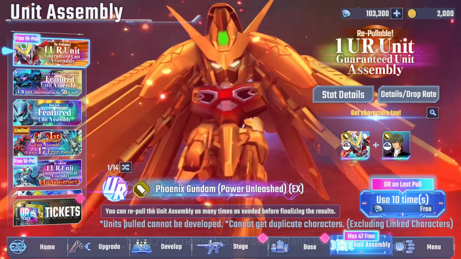 SD Gundam G Generation ETERNAL Accounts Global Rank 1 | FreshStory | 100+K Diamond, Select image 6
