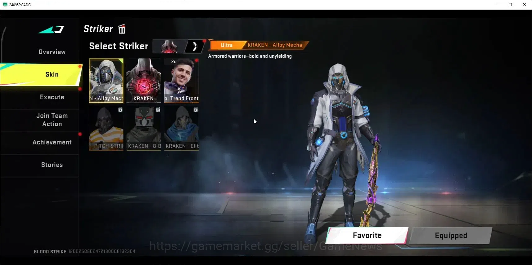 Blood Strike Accounts ASIA|ETERNAL Ran-Rave,Zero,UZI,DeAgle+MELE BFKnife image 8