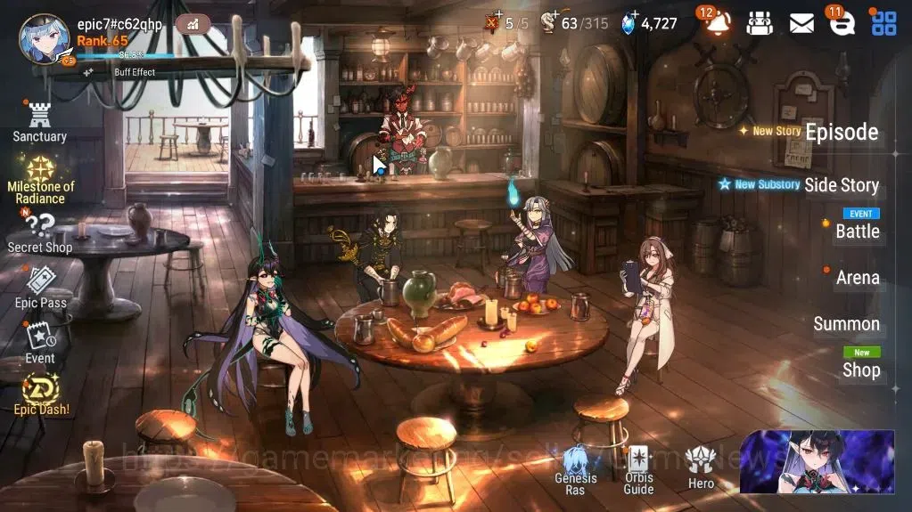 Epic Seven Accounts Starter Global UnVerif|NewEra|10 ML(TR Elvira,Zio,SN Yulha,Etc)+A Ludwig,Estele,AB Fumyr,Rinak,etc|14,7k 1