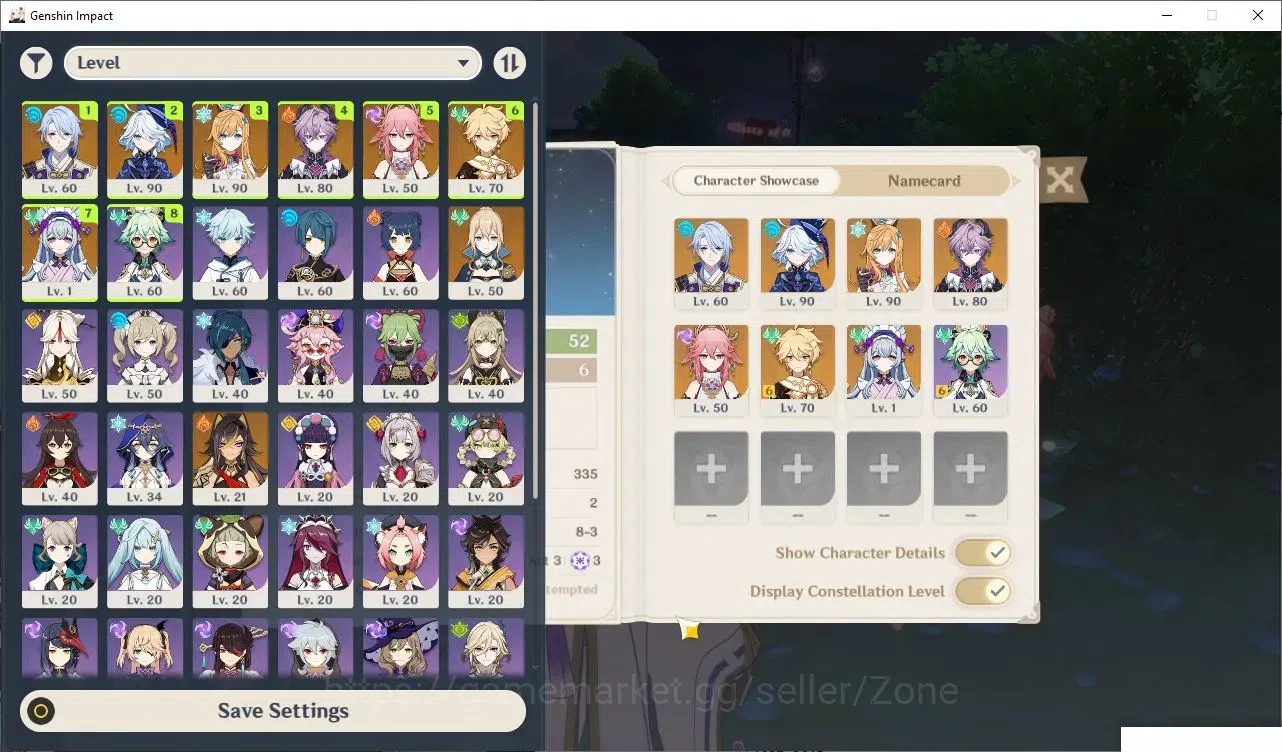 Genshin Impact Accounts ASIA|AR 52|5 Limited Char Premium Ayato (Furina, E image 2